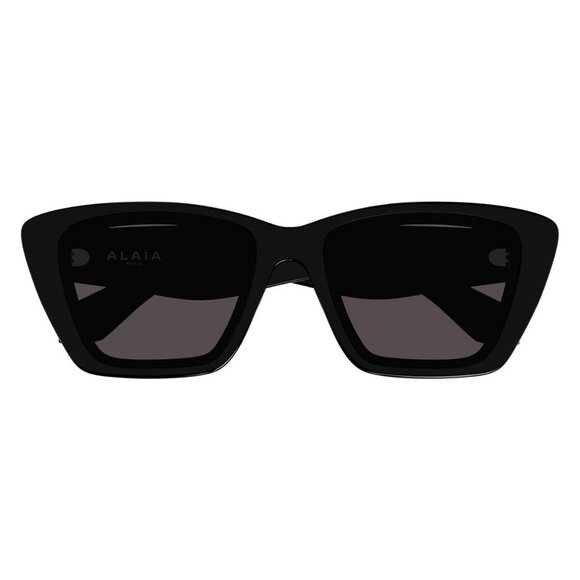 New ALAIA Black Cat Eye AA0070S 001 Sunglasses Women - Picture 2 of 4
